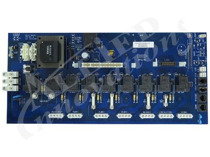 PCB: 2008 D RELAY WITH STEREO RELAY VITA SPA 0454005-D