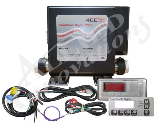 CONTROL: SMARTOUCH DIGITAL 2000 WITH 5.0KW HEATER, KP-2020 TOPSIDE AND CORDS Bundle K20