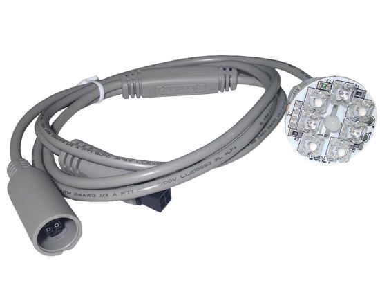 LED LIGHT ASSEMBLY: 7 LED 2&quot; DAISY CHAIN WTH STAND OFF 701570-7-DLS0-S