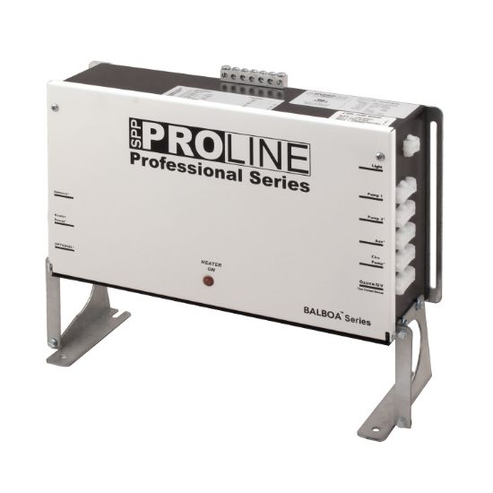 PL6239BP-F45T-T60J-10: Control System, Proline, BP501G3, 120/240V, 1.125/4.5Kw Titanium, Pump 1- 2 Speed, Pump 2- 2 Speed, Blower, Ozone, w/TP600 Spaside, Overlay- (Jet, Jet, Aux, Warm, Light, Cool) Cords & Integrated Ozone Module