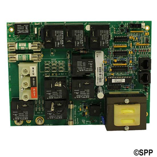 52520: Circuit Board, Hydro Spa (Balboa), HS55R1, Value/Duplex, 8 Pin Phone Cable