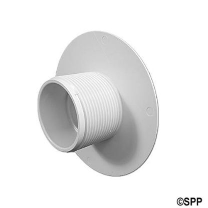 625T20S101: Adapter Fitting, Suction, AquaStar, 2-1/2"MPT x 1-29/32"Thread Length x 2"S, White