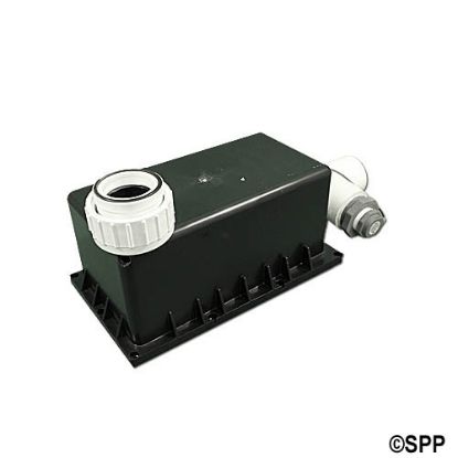1780-09: Heater Housing,D1,Crystal Pure(Plastic)No Element,w/Unions,  w/Flow Switch(1989-1992)Uses O-Ring P/N 20-05-0054