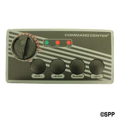 CC4-240-10-I-00: Spaside Control, Air, Tecmark, 230V, 4-Button, No Display w/10' Cable & Overlay