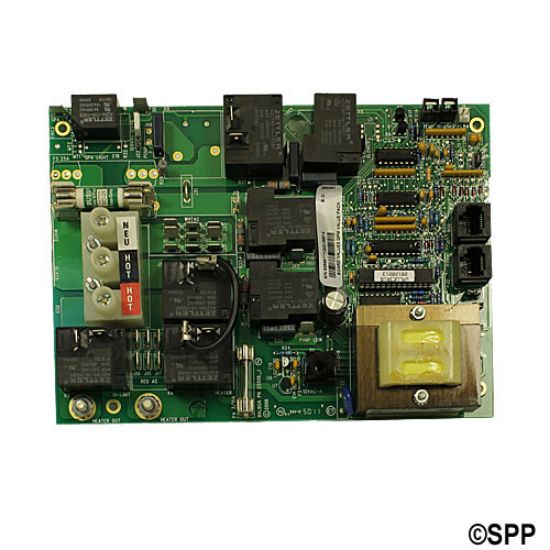 52569-R: Circuit Board, REFURBISHED, Balboa, VALUE2/3R1(GPM) Mini Oval/Duplex Digital, (P1-BL-FO-OZ) 8 Conn Ph Plug