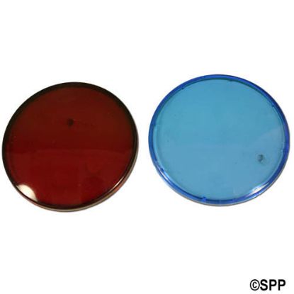 630-0005: Light Lens Kit, Waterway, Colored Lens Only (1 Red & 1 Blue)